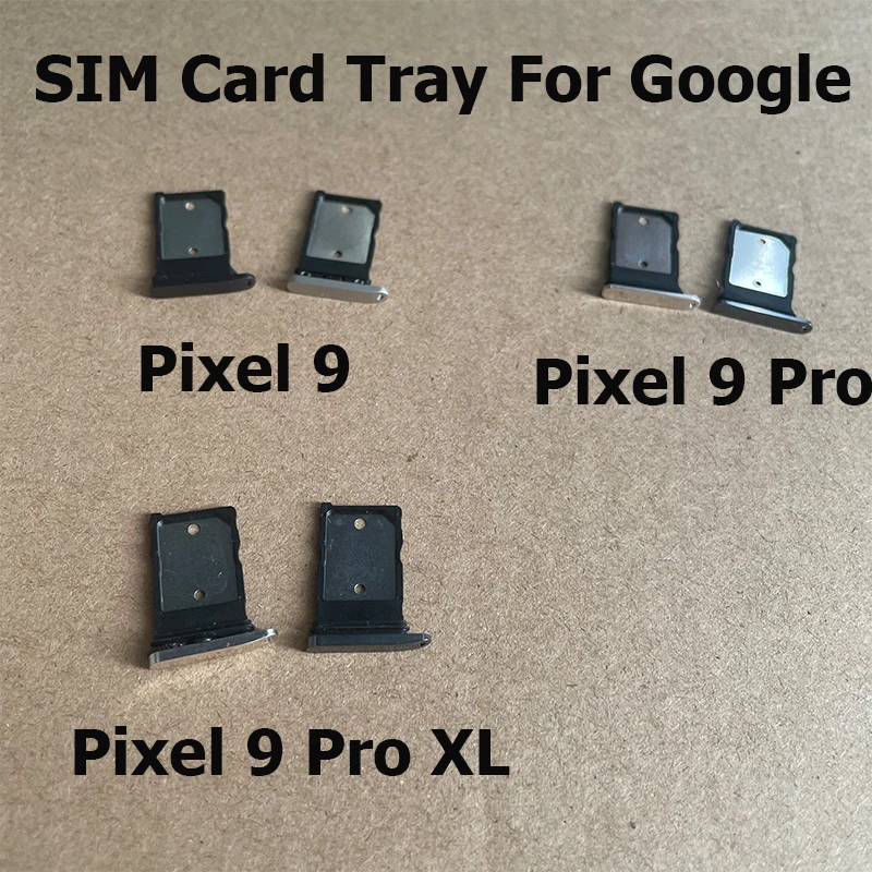 For Google Pixel 9 Pro XL Sim Card Tray Slot Holder Socket Adapter Connector Repair Parts Replacement