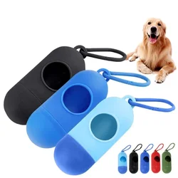 Dispenser Garbage Outdoor Pet Poop Bags Dispenser Portable Carrier Trash Case Box for Waste Puppy Poop Bag Holder Dog Products