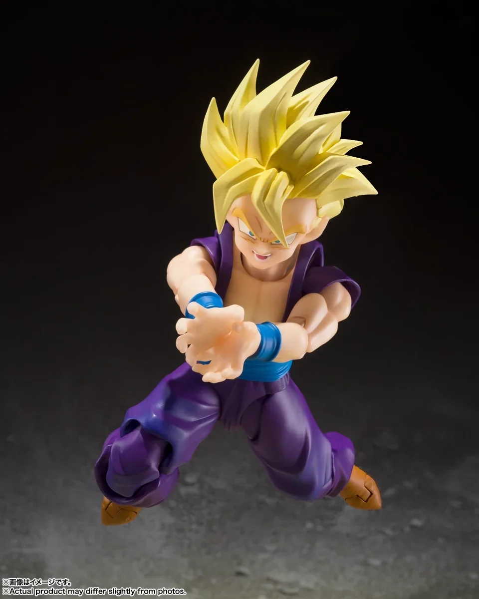 In Stock Original Bandai Dragon Ball Z S.H.F Goku Super Saiyan Son Gohan Anime Action Figures PVC Toys Models Collectible Gifts