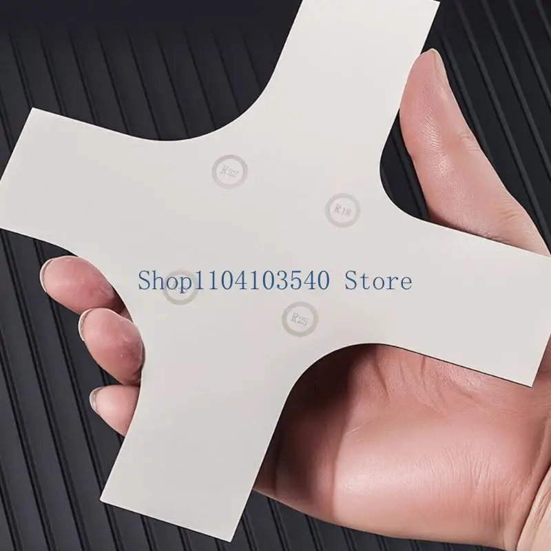 02DC Multi Radius Corner Spatula Tool R0-R100 Ligero para trabajo pared sin costura