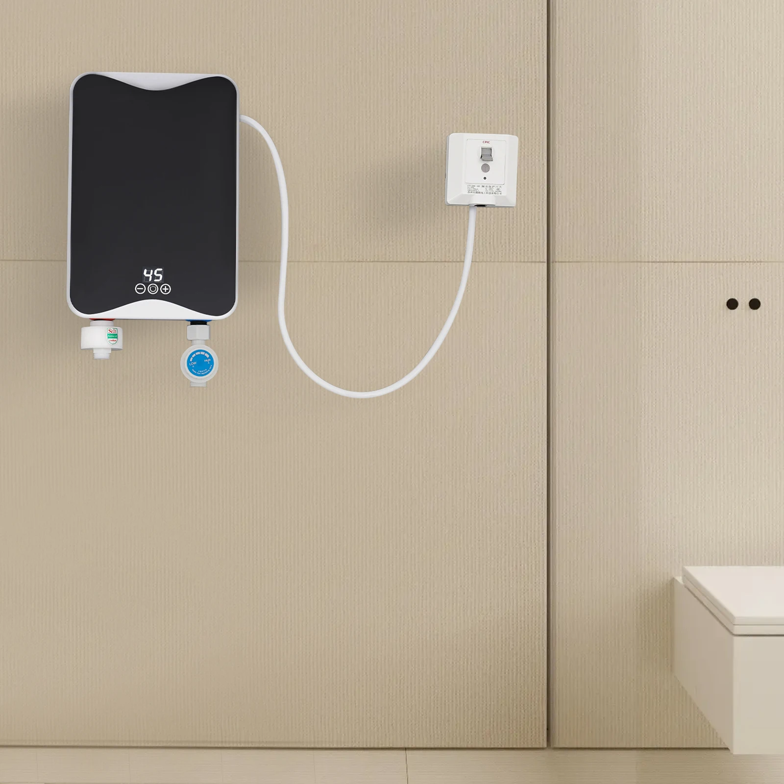 5500W Electric Water Heater: Fast, Safe, and Comfortable Hot Water for Your Winter Shower Needs