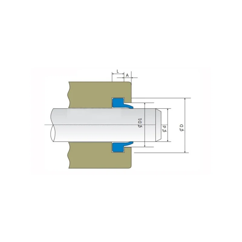 Poliüretan hidrolik silindir yağı sızdırmazlık halkası 11.2x19.2x4.5x6mm 12x20x4.5x6mm DHS tipi şaft sızdırmazlık halkası contası