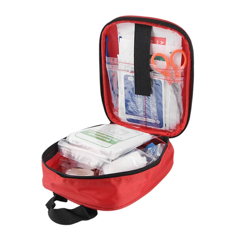 Portable Family First Aid Kit Outdoor Travel Camping Medicine Emergency Survival Kit Layered Organization Storage First Aid Bag