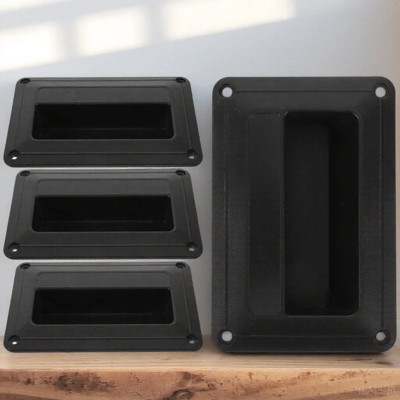 

4Pcs Audio Speaker Side Handle Classic Color Fine Texture Good Hand Feeling Convenient to Use Speaker Accessories