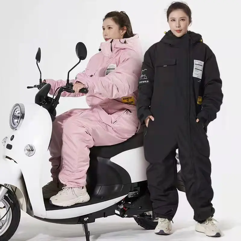 

Winter Motorcycle Jacket Windproof Suit Snow-proof Clothing Cold-proof Electric Vehicle Windbreaker Skiing Riding Clothing