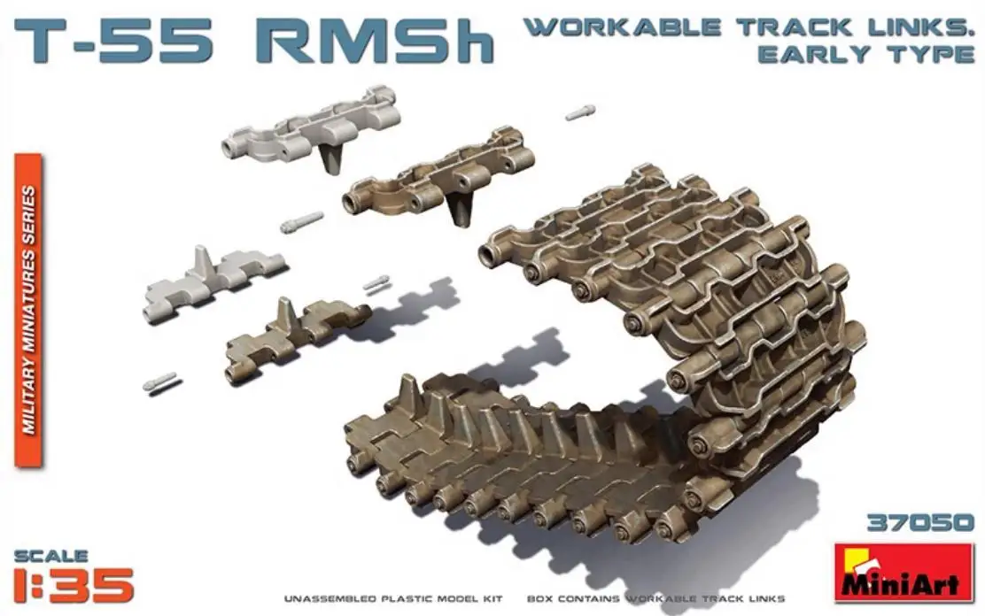 

MINIART 37050 1/35 Scale T-55 RMSh Workable Track Links Early Type