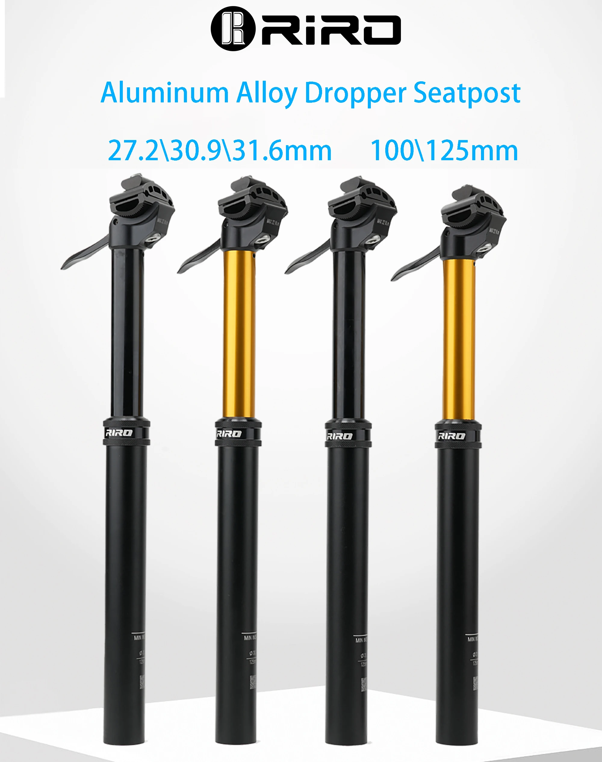 

Регулируемый подседельный штырь RIRO из алюминиевого сплава с ручной регулировкой, легкий и высокопрочный материал