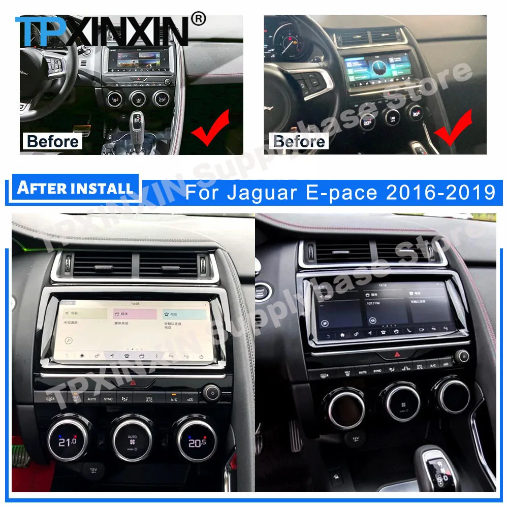 Android 13 Autoradio GPS Automotive Multimedia For Jaguar E-pace E pace 2016 2017 2018 2019 2020 Car Radio Coche With Bluetooth view 6