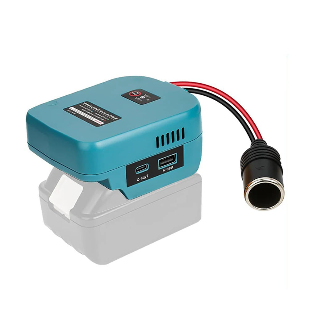 Plastic DC Step-down Adapter Dual Usb Power Adapter For Travel Voltage Conversion Vehicle Power Module 18V Battery Connector