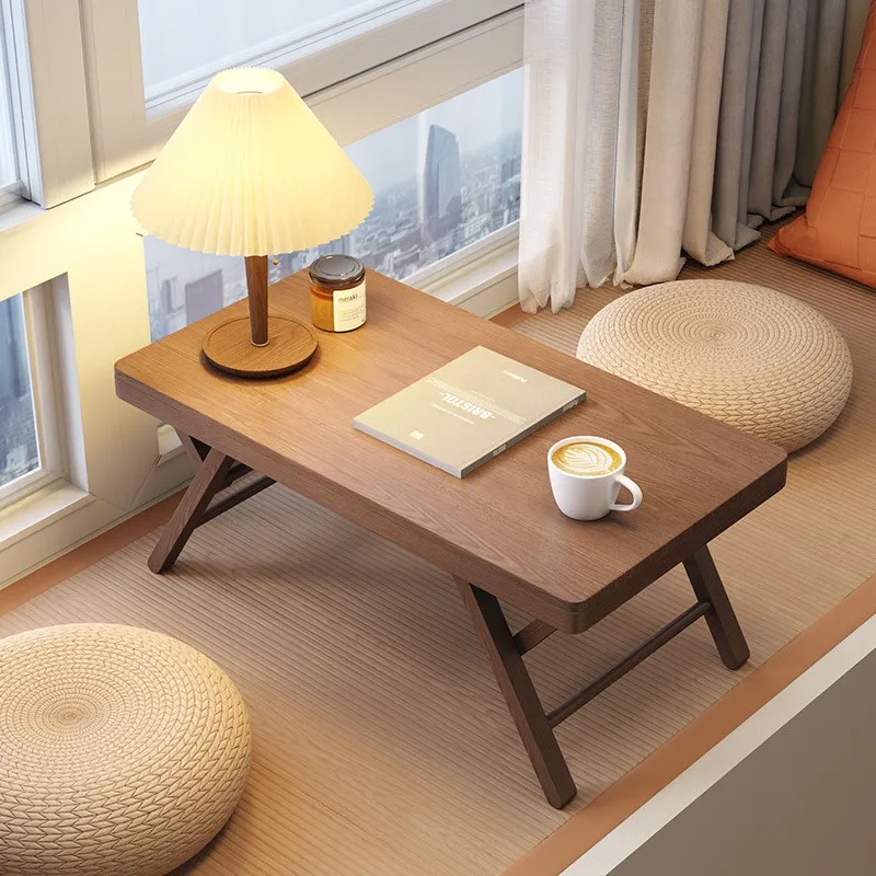 

Folding coffee table living room household small apartment table bedroom balcony small tea table simple and modern
