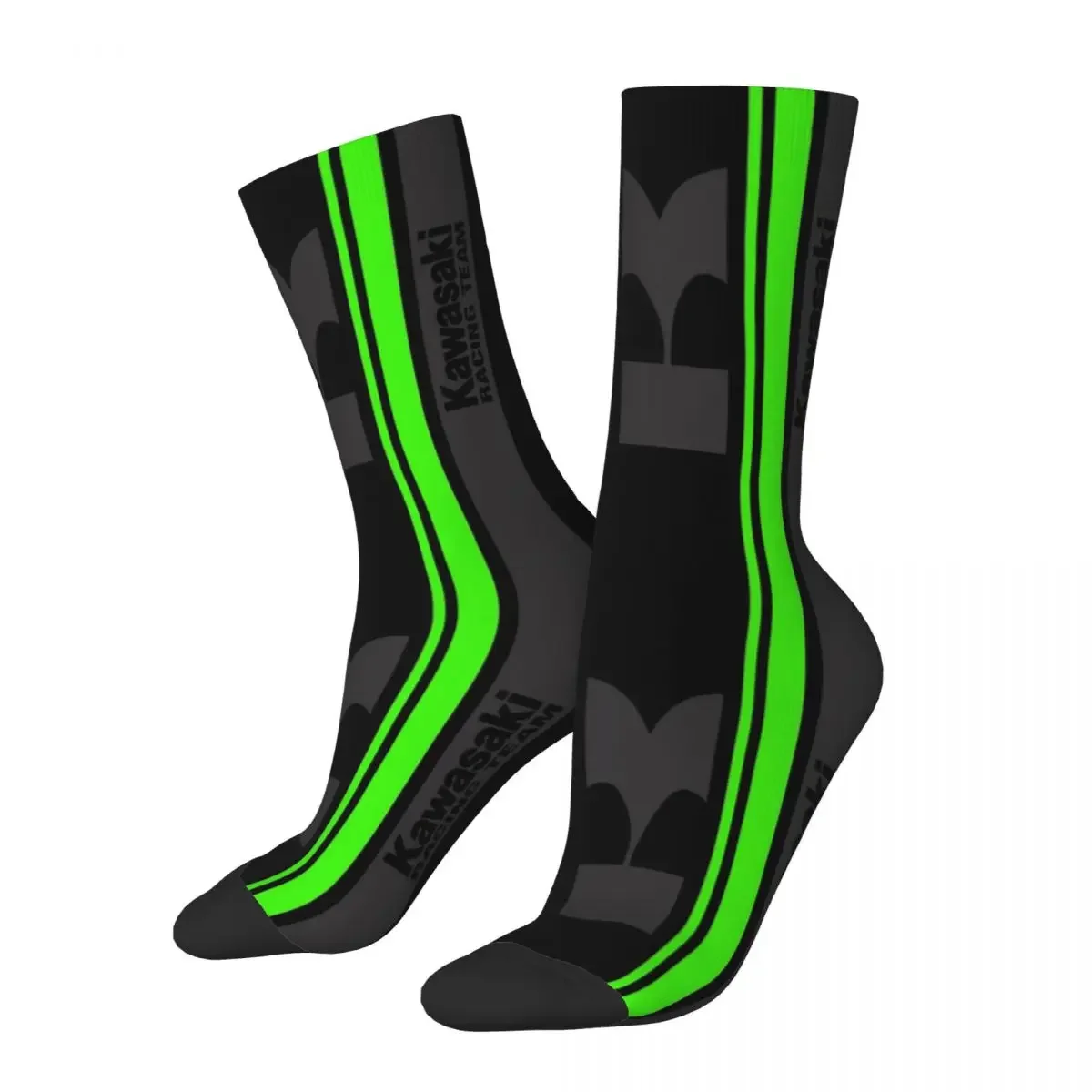 Funny Breathable Cool Unisex Motorcycle Racing-S-Team-S-Kawasakis Socks Breathable Basketball Socks