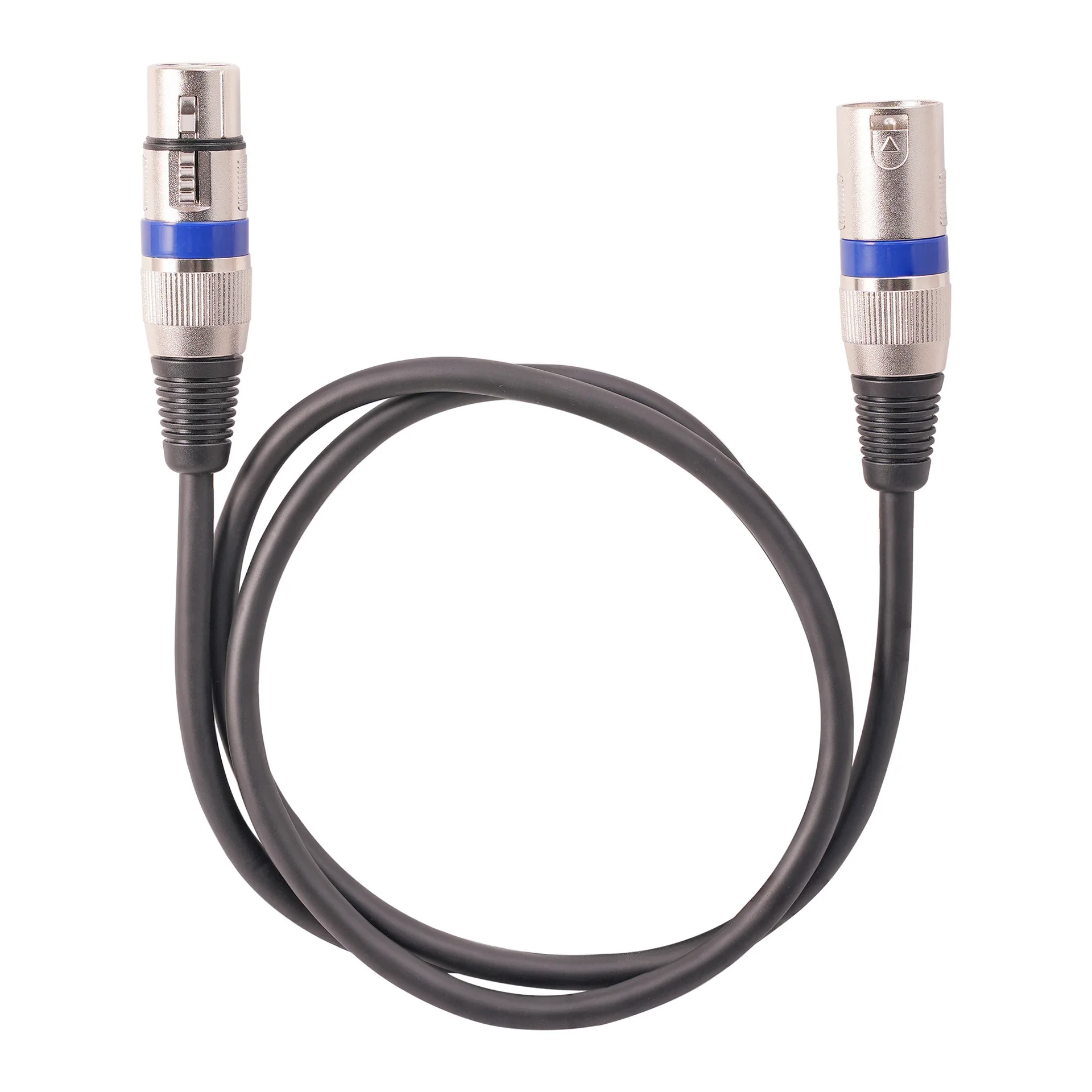 5 Pairs XLR 3 Pin Female Male MIC Jack Plug Audio Microphone Cable Wire Connector Power Adapter Blue NG4S Repair Replacement image 6