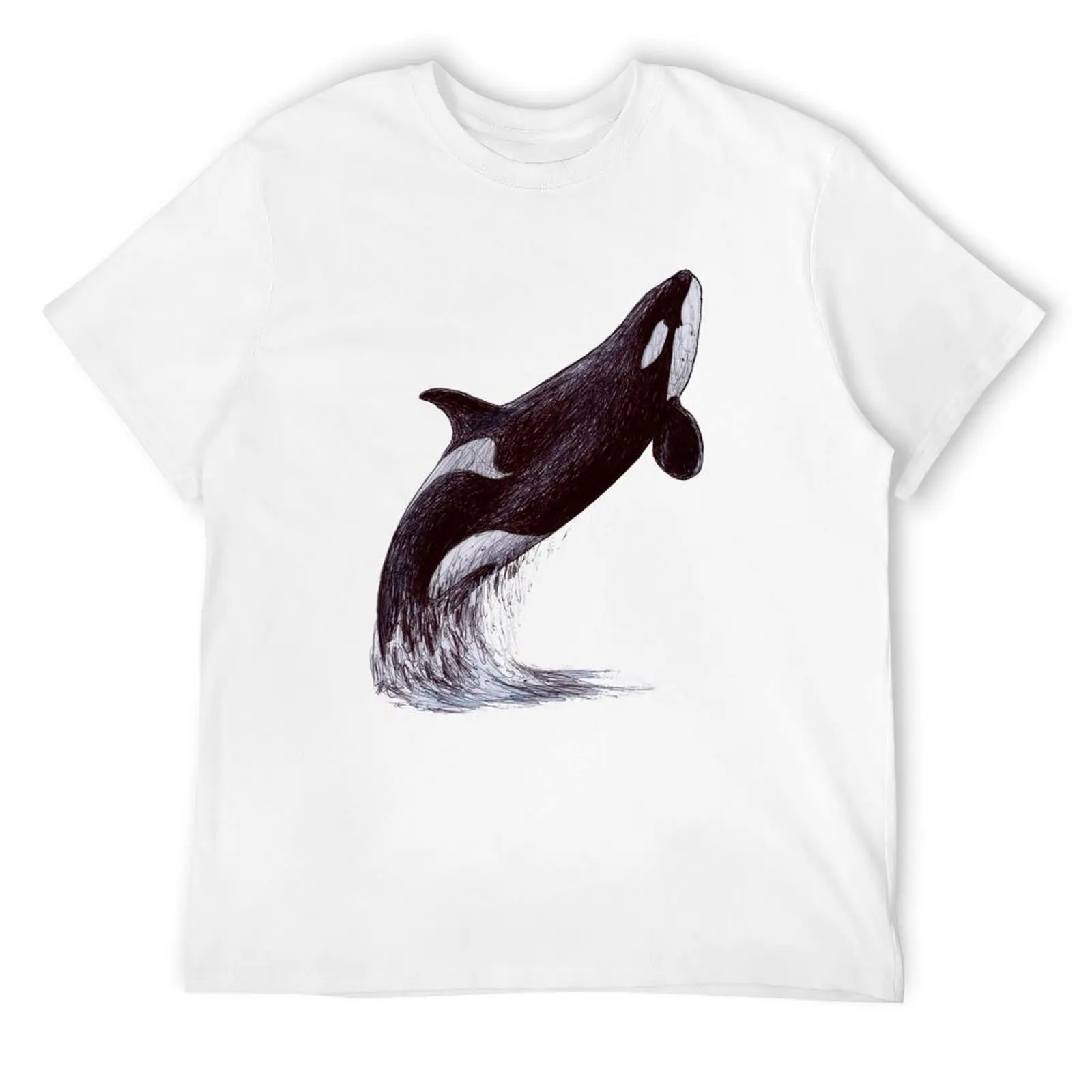 Kalina the Killer Whale Scribble T-Shirt Funny t-shirt clothes custom t shirt customs design your own t shirt for men