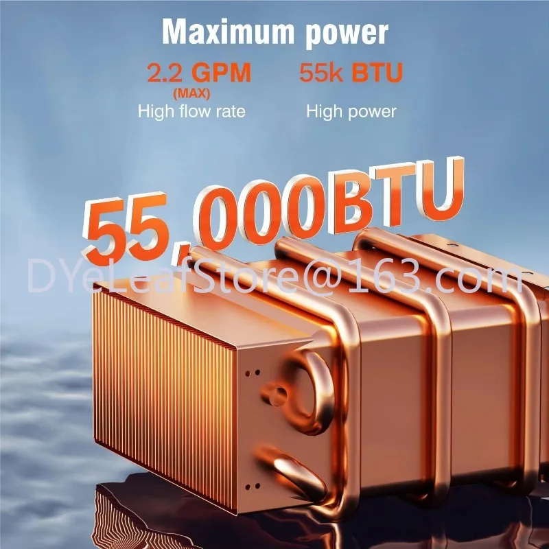 12V 10L Dc camping RV LPG gas water heater 2.2GPM 55000BTU Exquisite and compact