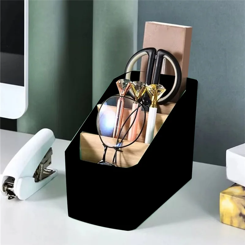 

BAAJ-Stylish For Desk Storage Organizer Box Remote Control Holder For Office Supplies Workspace Tidy Home Use