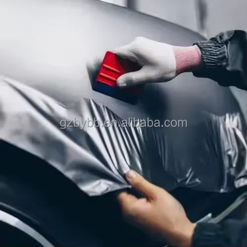 3 Layers Super High Glossy Cyrstal Matte Black Color Sunroof Self Healing Auto Body Wrapping Vinyl Stickers PPF Car Wrap Film