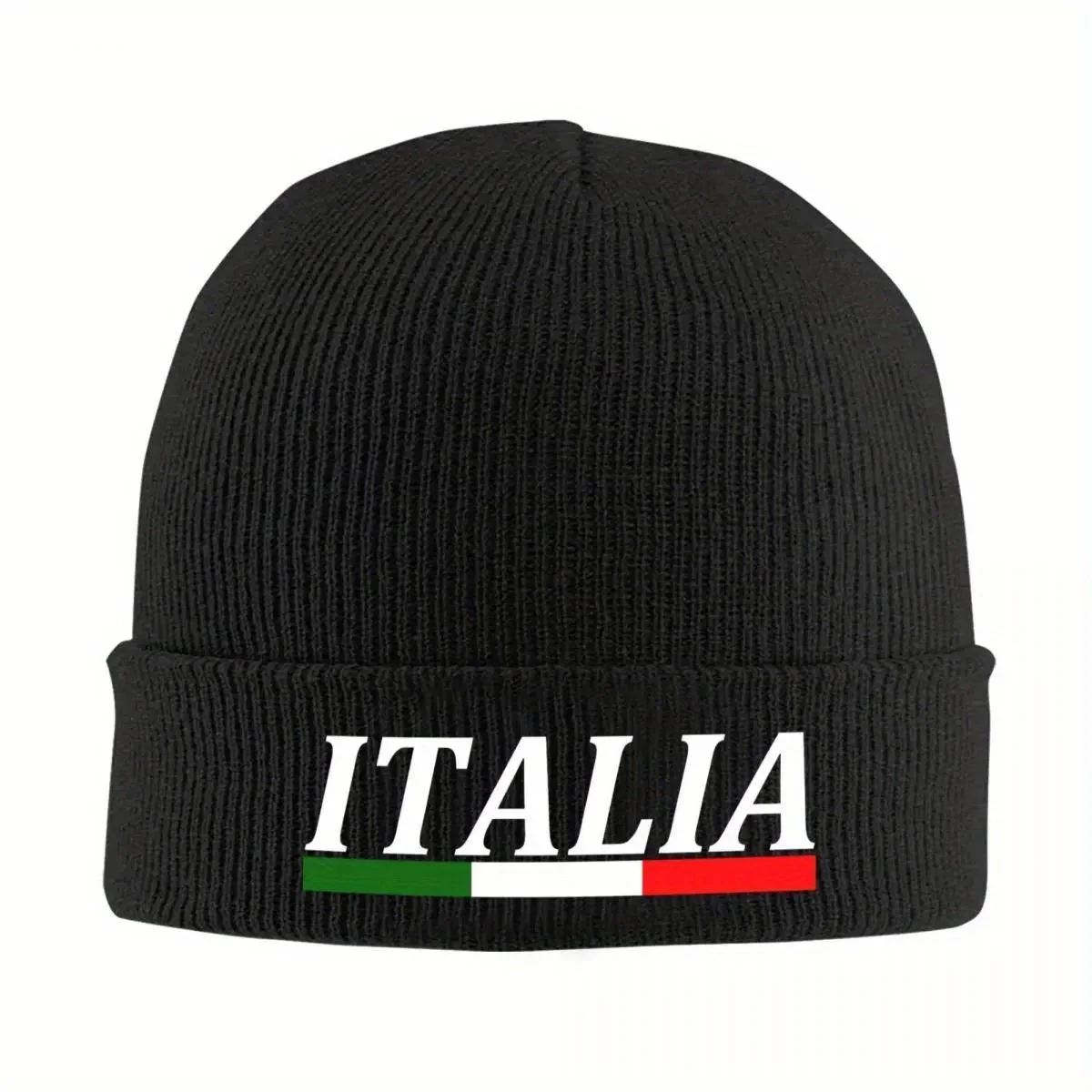 2026 Custom Italy Flag Bonnet Hats Street Knit Hat For Women Men Winter Warm Italian Proud Skullies Beanies Caps