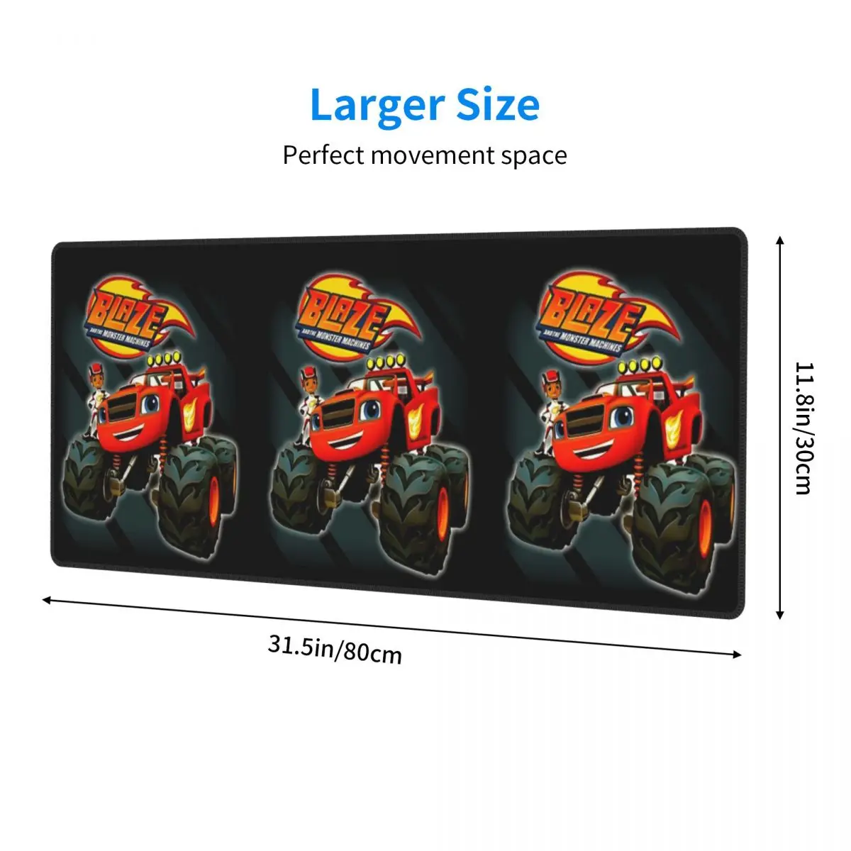 Large Mouse Pad Blaze And The Monster Machines Gamer PC Laptop Mats Keyboard Carpet Computer Gaming Office Accessories Desk Mat