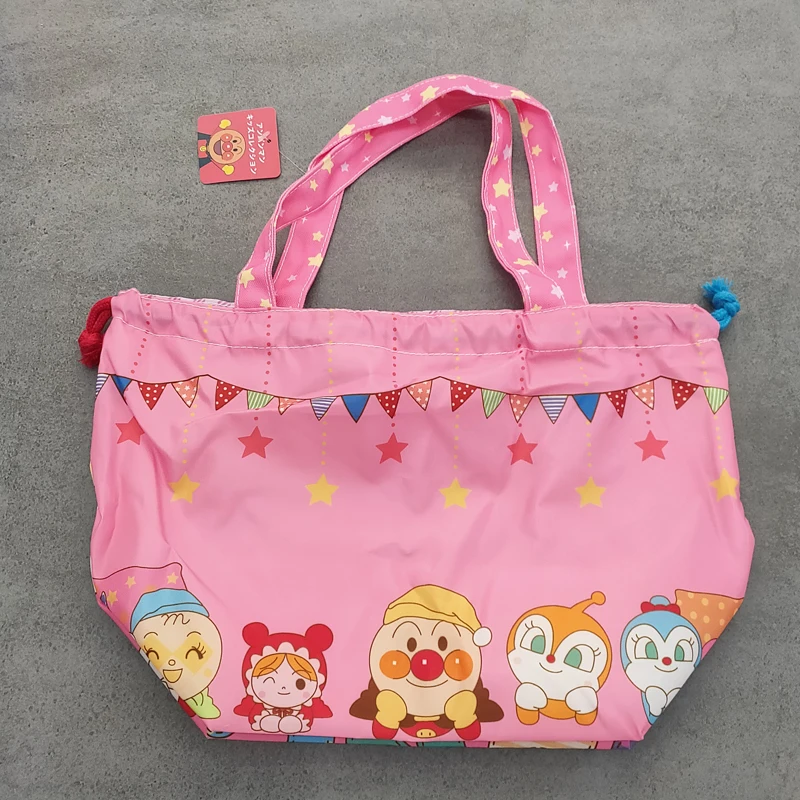 Anime Anpanman Puzzle Kids Bag Lunch Box Gym Clothes Storage Mummy Handheld Bottle Bag Sundry Diaper Bags Toys Organizer