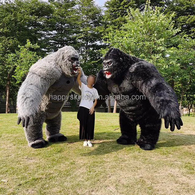 Inflatable Gorilla Mascot Costume 2.6m Monkey Gorilla Custom Anime Cosplay Mascotte Theme Fancy Dress Carnival