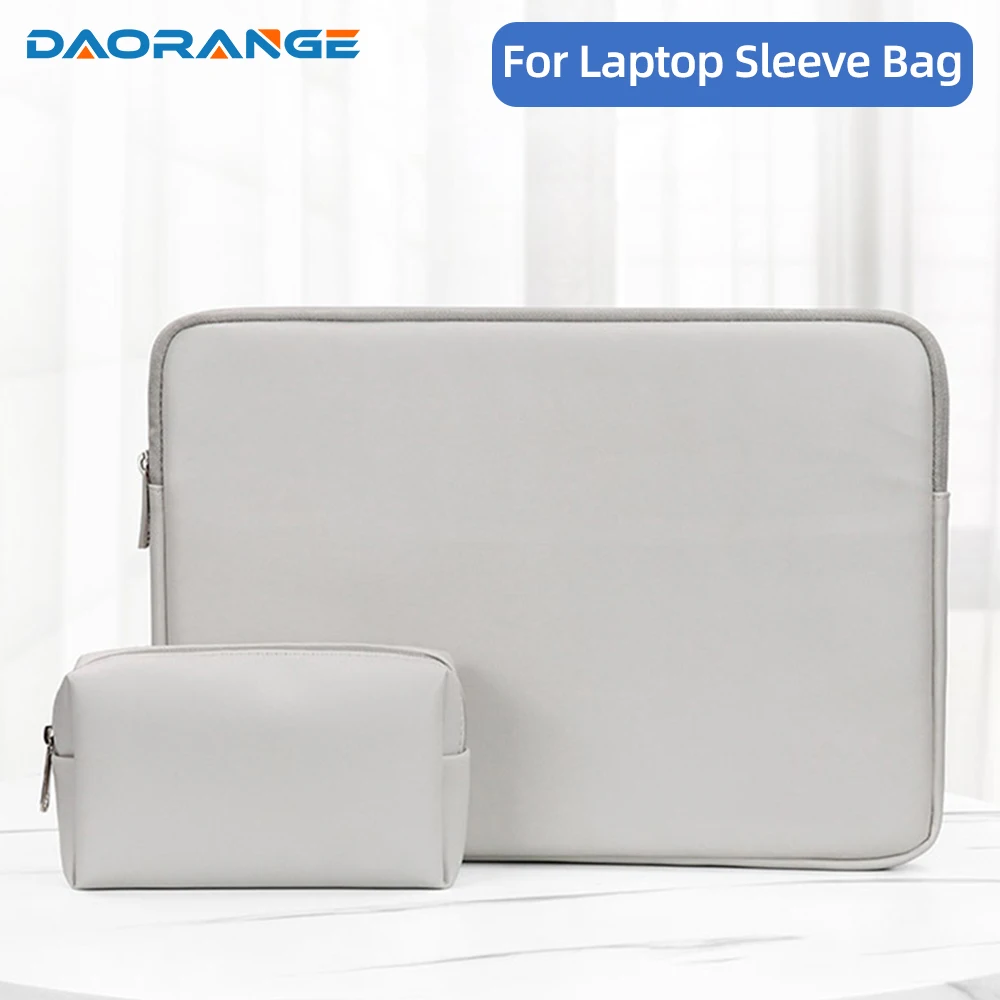 Laptop Sleeve Bag with Power Bag for Macbook Air & Pro Cover for Lenovo Dell 13.3 14 15 15.6 16 17 inch Notebook Shockproof Case