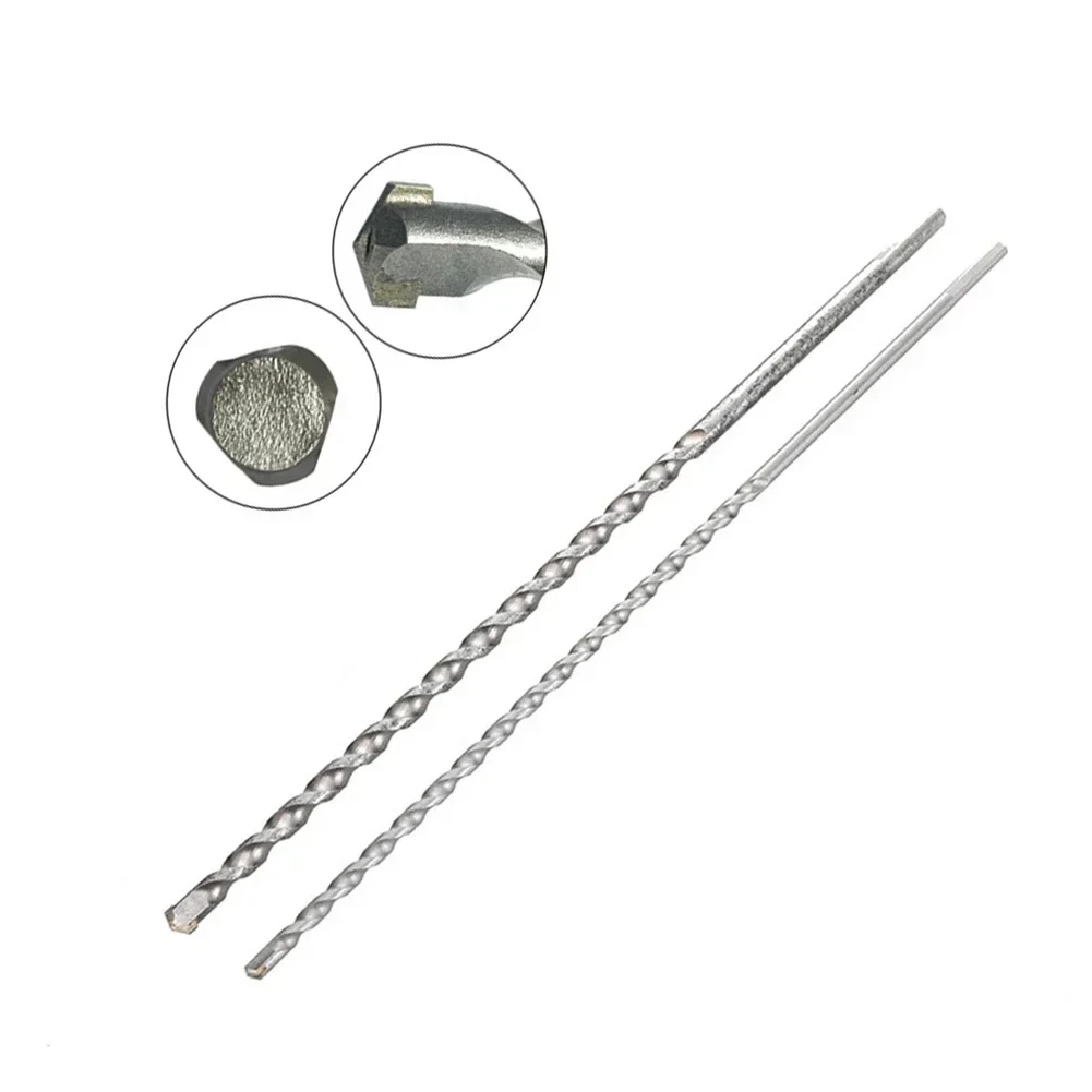 Imagem -03 - Longo Alvenaria Concreto Impacto Broca Triângulo mm Haste Broca para Martelo Elétrico Liga Brocas Ferramentas Peças 300 mm
