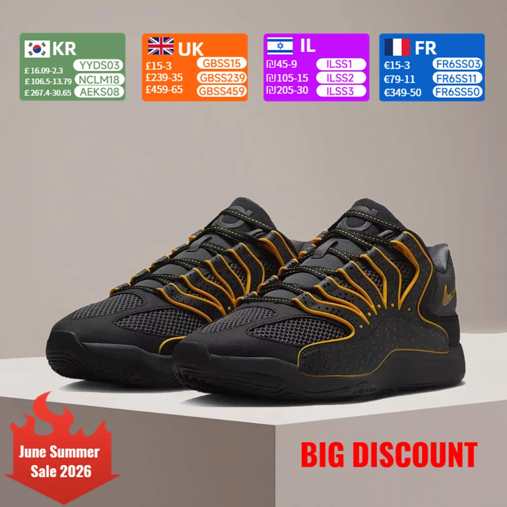 

Nike Zoom KD 18 EP Kevin Durant KD18 - Slip-Resistant, Durable, Cushioned - Stylish and Versatile Basketball Shoes HV1991-002