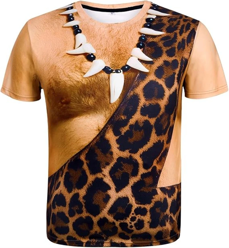 Novelty 3D Simulation Bikini Printed T Shirts For Women Men Tropical Pattern Short Sleeve Crew Neck Tee Casual Daily Wear Top