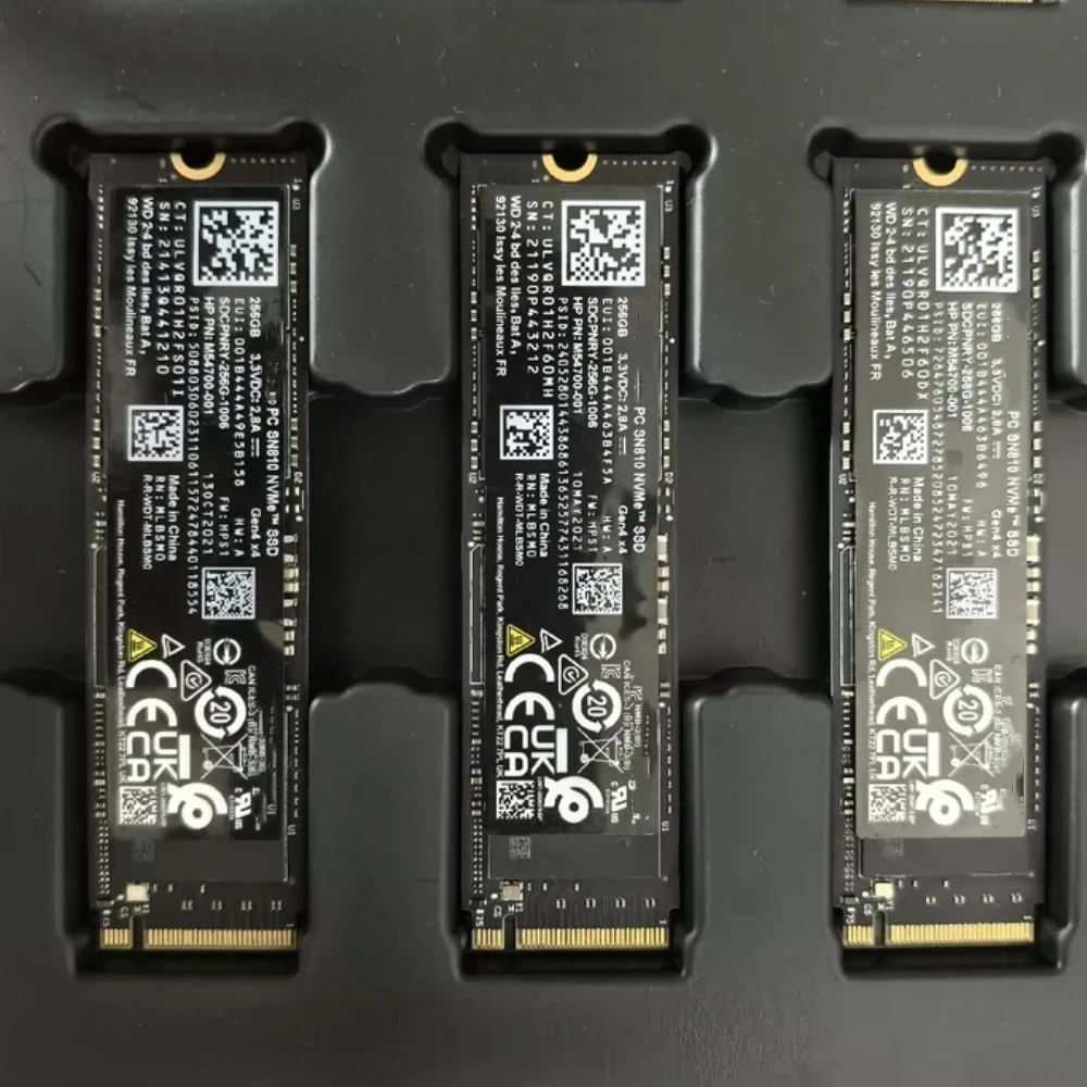 Brand new sn810 2T 1t 512G 256G 2280 NVME m2 solid-state hard PCIe 4.0 read 7000for Dell laptops FOR PS5 For WD Western Digital