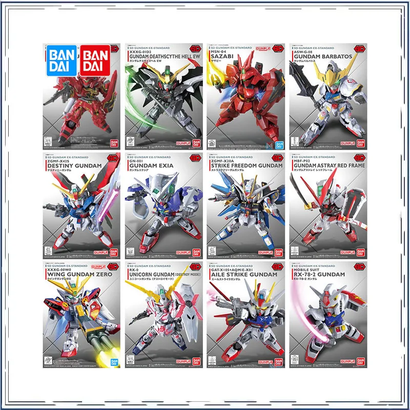

BANDAI GUNDAM Mech Model SDEX RX78-2 BB Assembly Brinquedos Desktop Collection Ornament Keepsake
