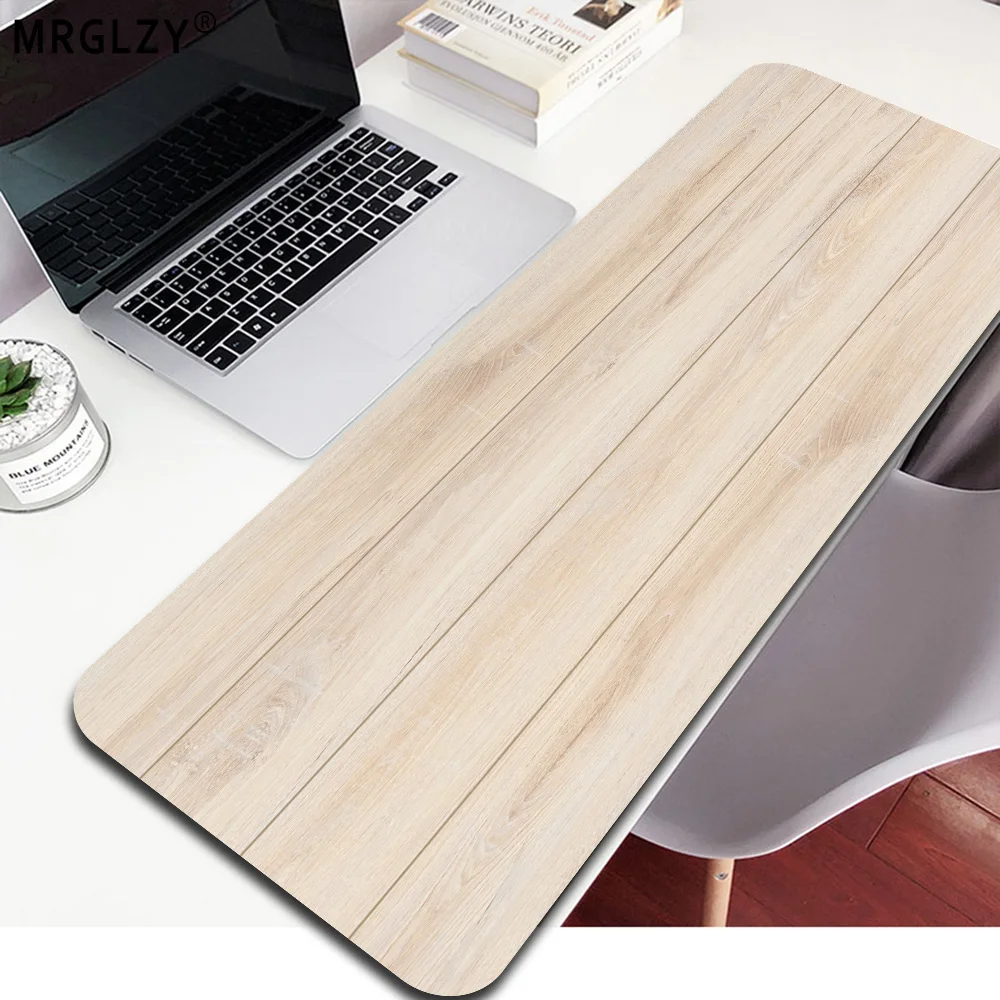 Oak Wood Texture Large Mouse Pad Gaming Mouse Pad Computer Setup Gaming Accessories Gamer Rug Keyboards Mouse Mat Desk Table