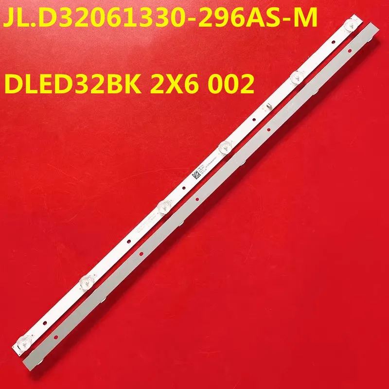 2 قطعة LED شريط إضاءة خلفي ل PPTV 32V4 32C 32C4 32W4 32C4A PTV-32V4A JL.D32061330-296AS-M DLED32BK 2X6
