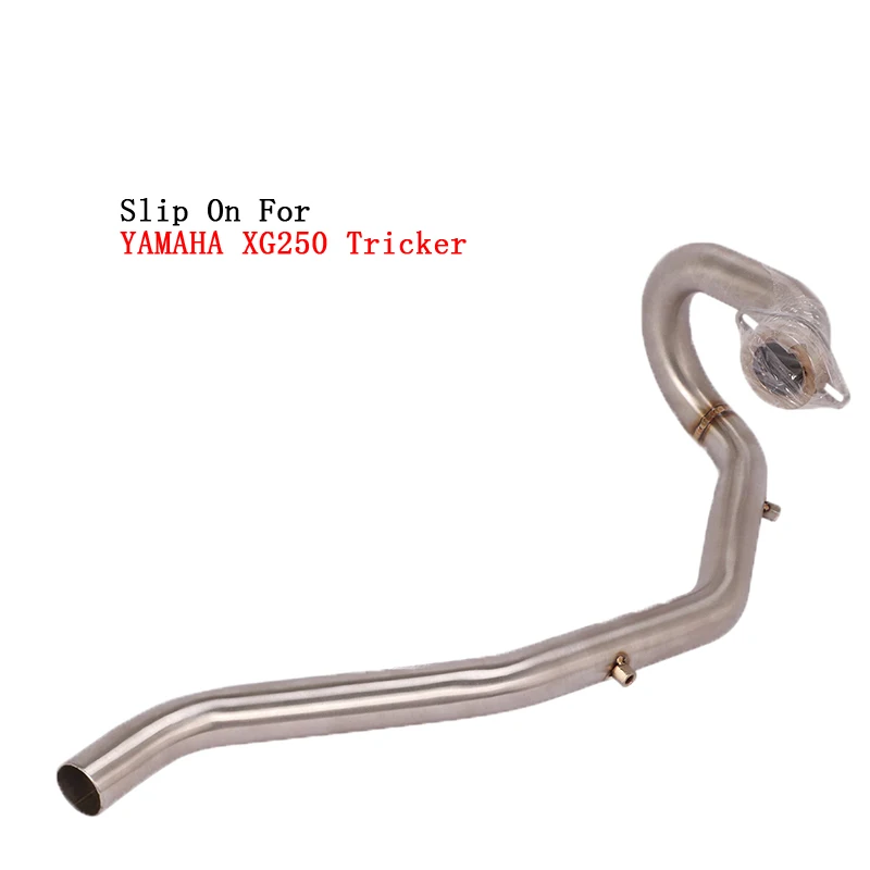 

Полные насадки выхлопной системы мотоцикла, передняя соединительная труба, без шнуровки, глушители 51 мм, нержавеющая сталь для YAMAHA XG250 Tricker