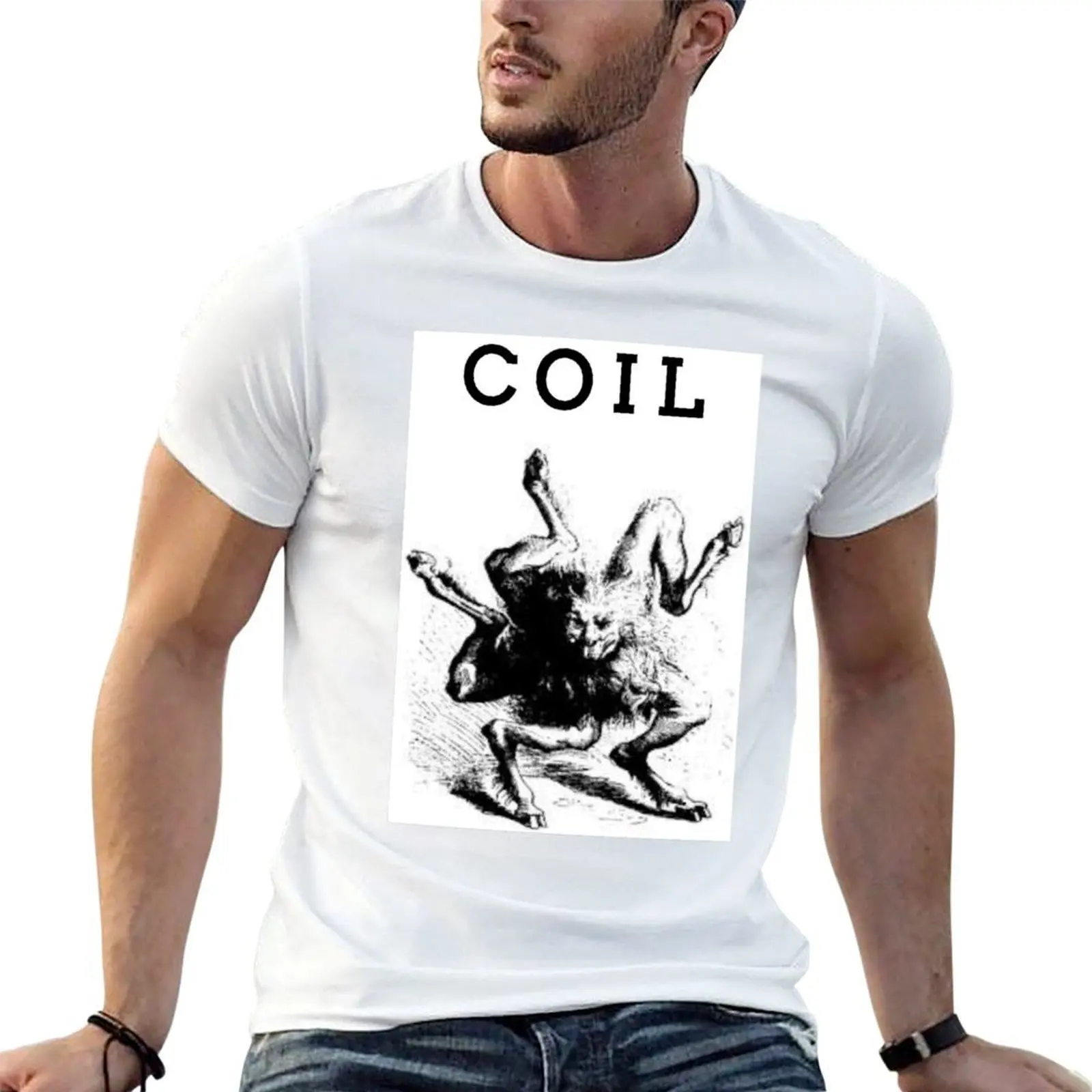 

Coil T-Shirt cotton t shirt pack funny t shirts dark humor t shirts for man cotton funny T-Shirt