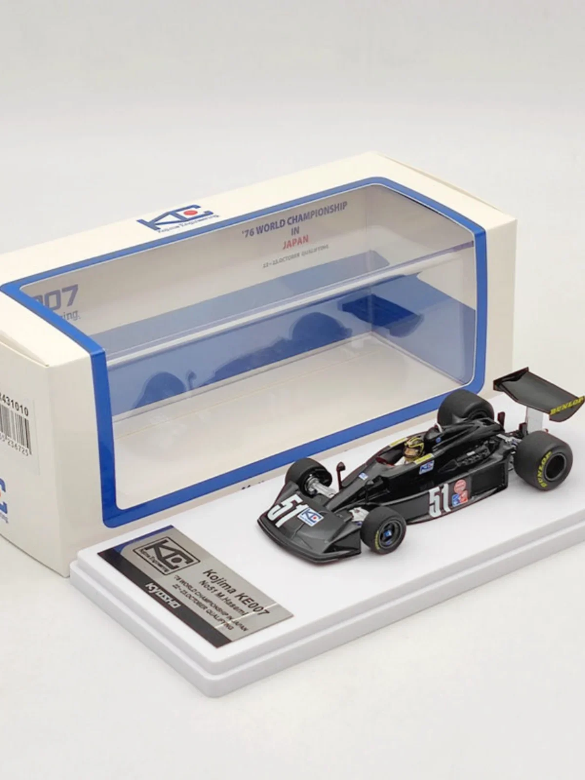 Premium scale 1/43 F1 Grand Prix model KE009 N.Takahara 1977 Japanese die cast alloy car model, a Children\'s Day gift for boys.