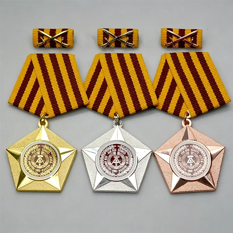 German Democratic Republic Serving the people and the homeland Combat Medal Replica Collectible Item