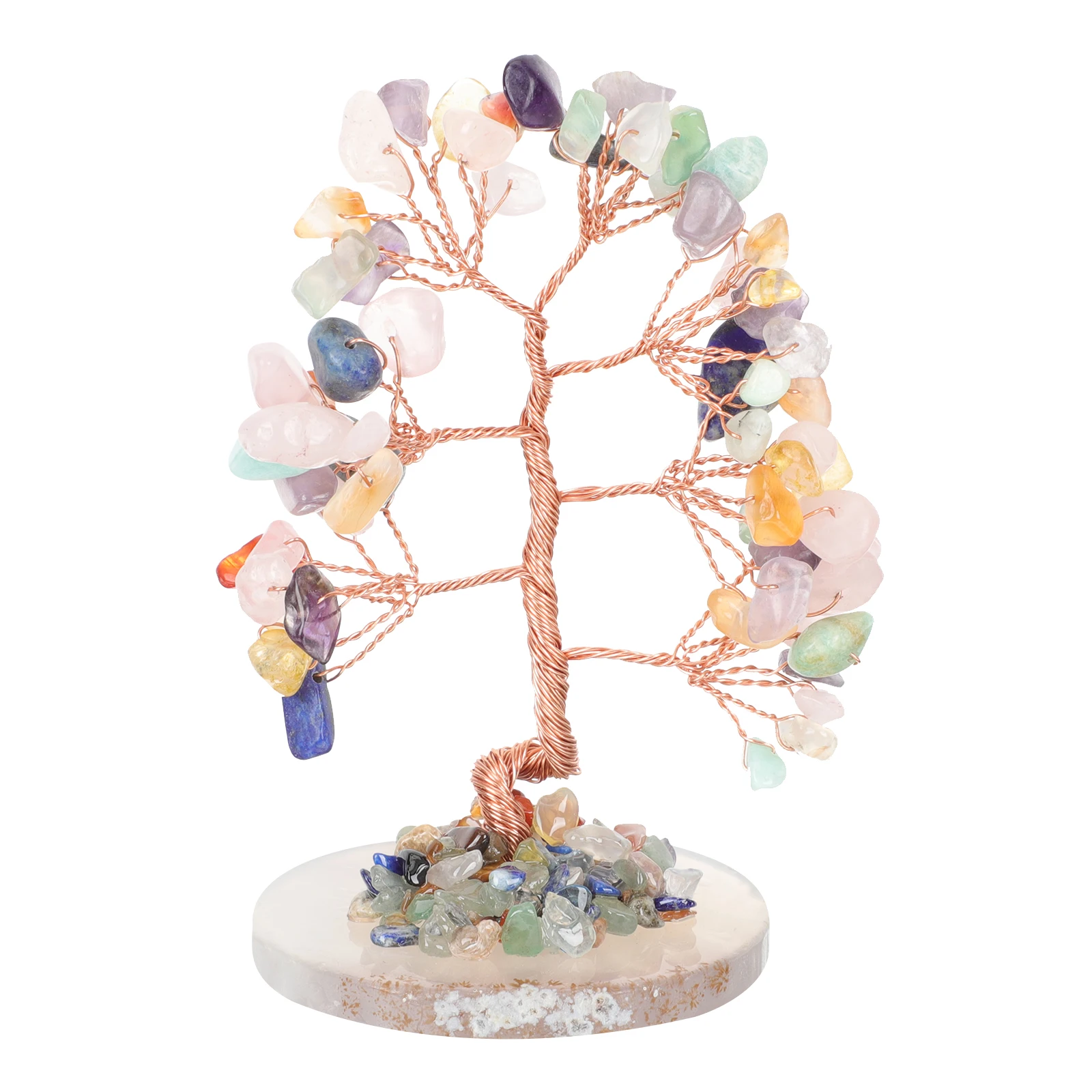 

Tree Desktop Decor Home Office Adornment Non Fading Gift Simulated Crystal Tree nament Plant Crystal Craft