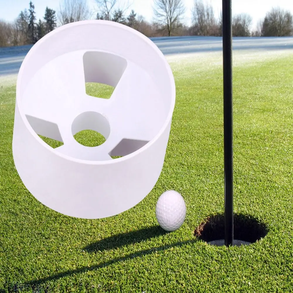 Training Aid Supplies Golf Hole Cup Plastic Golf Putter Practice Cup Indoor Outdoor Golf Course