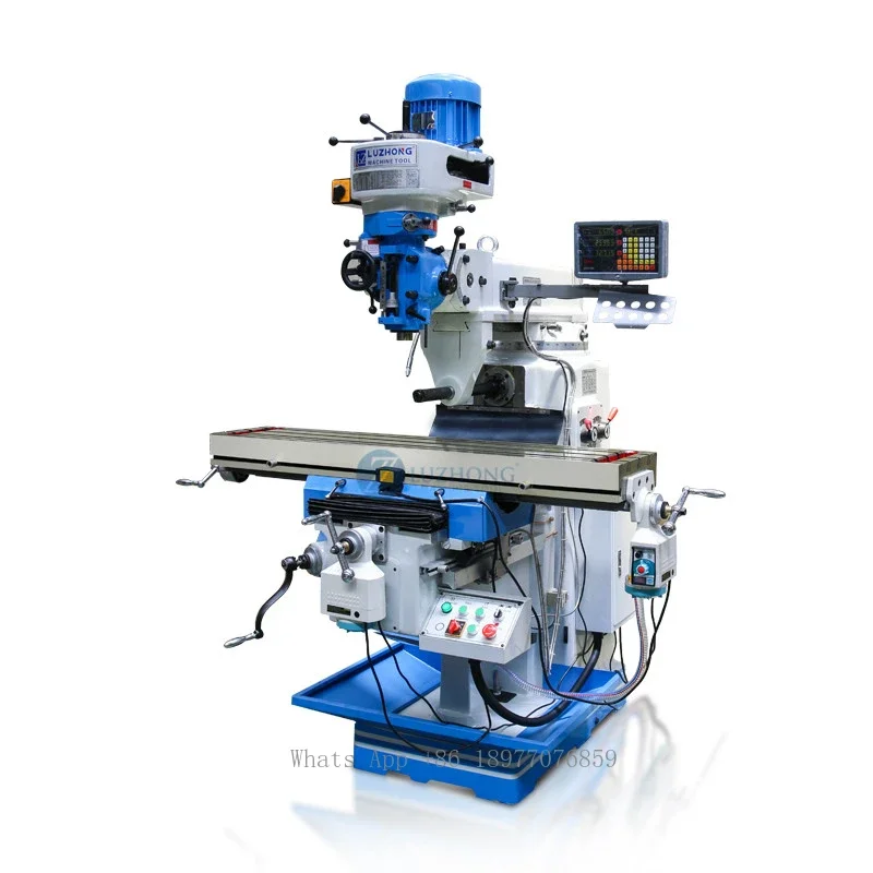 New Hot Sale High Precision Variable Speed Metal Turret Milling Machine 4HW 5HW 3 Axis Metal Milling Free After-sales Service