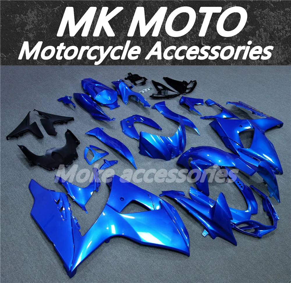 

Moke moto Motorcycle Fairings Kit Fit For Gsxr1000 2009 2010 2011 2012 2013 2014 2015 2016 Bodywork Set Blue Gold sticker