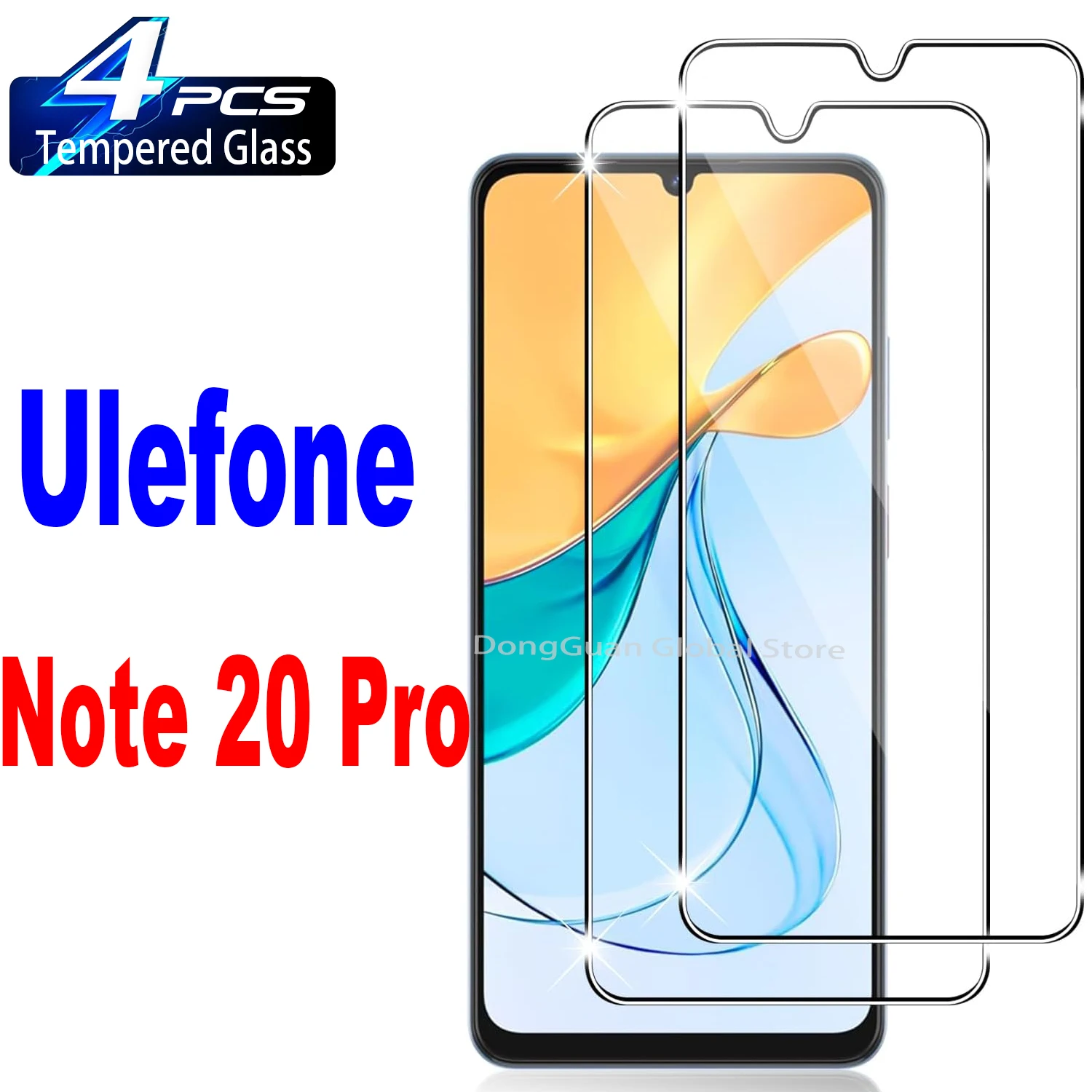 For Ulefone Note 20 Pro Tempered Glass Screen Protector Glass Film