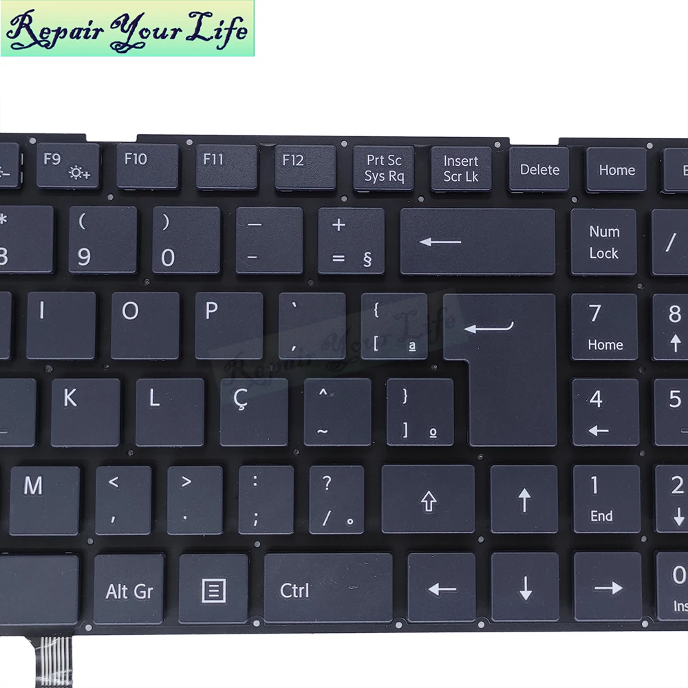 Imagem -05 - Teclado Latino Pt-br Brasil Notebook Português Brasileiro Mb3424012 Vjfe54f11x Vjfe54a0111h Vjfe54a0211h 15.6 Novo