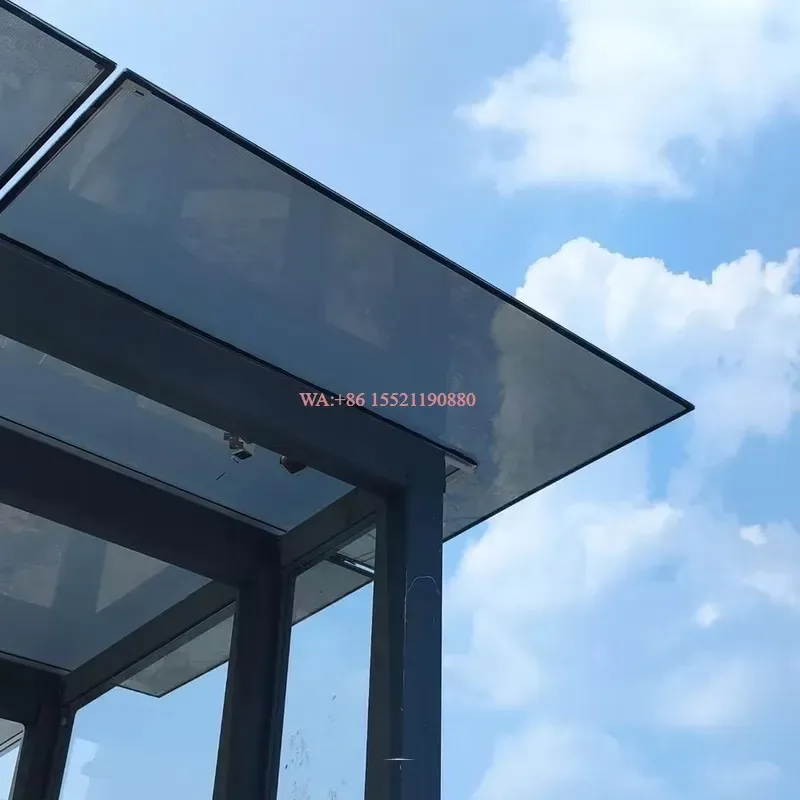 wmwmnu Factory Price Transparent Photovoltaic Roof Solar Panel Roof Tiles for Curtain Wall