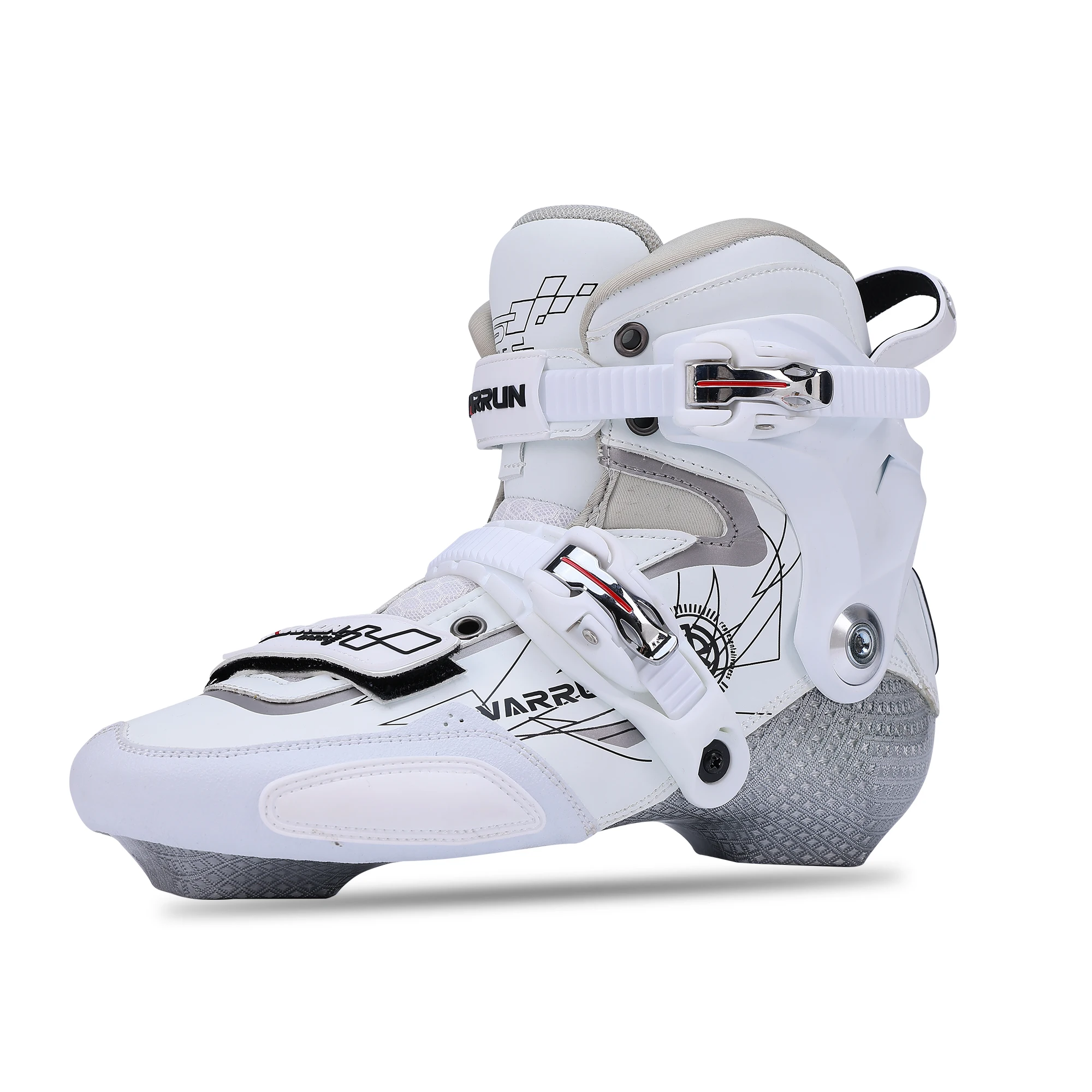 

1 Pair WARRUN Inline Skate Boots Carbon Fiber Up Shoes Professional Slalom Skates Boot Roller Free Skating Upper Shoes Sliding