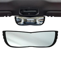 Wide Angle Car Rear-vision Mirror Interior Expand Vision Anti Glare Convex Rear Mirror Curved Reverse Mirror Car Accessories