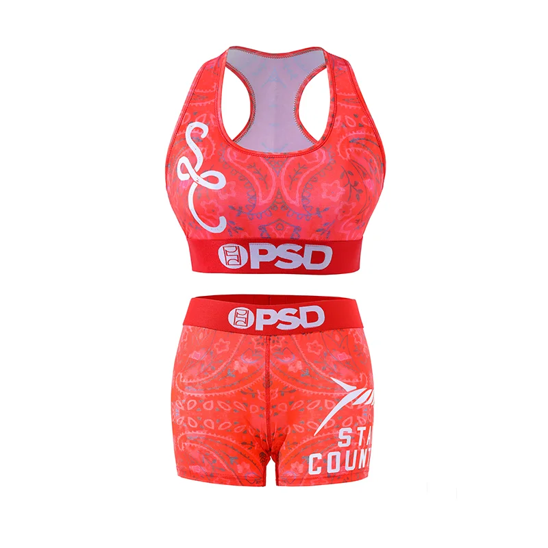 Women's fashion boxers Women's panties set Bras and boxers women's women's two-piece shorts set Women's sports bras Gym pants