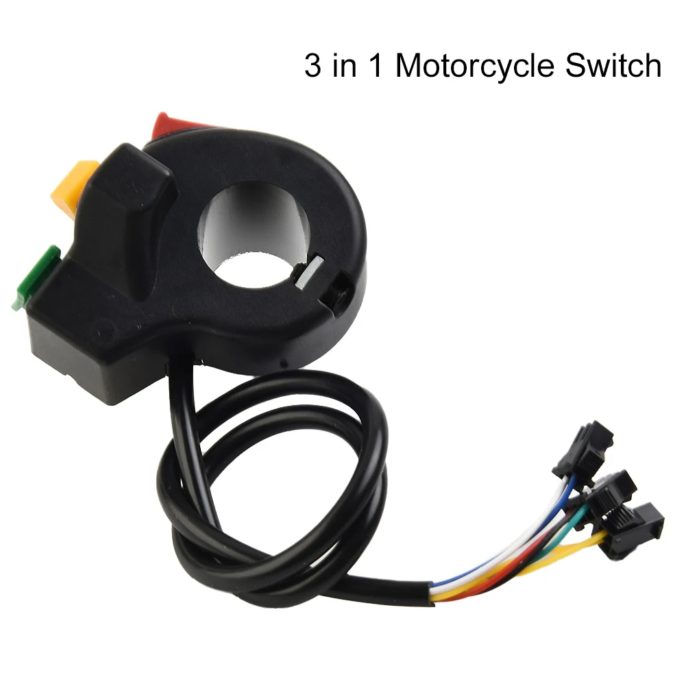 

High Quality Handlebar ON OFF Switch Black For Headlight For Horn For Turn Signal Motorcycle Accessories Plastic