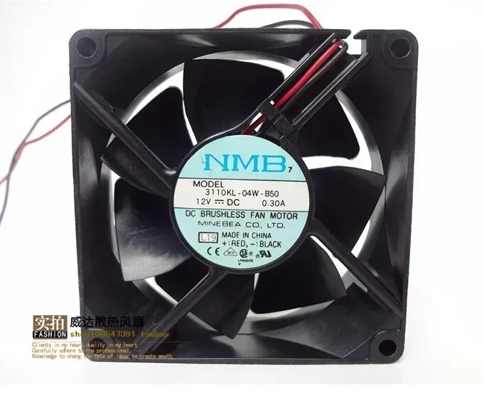 

Бесплатная доставка, оригинальный NMB 3110KL - 04W - B57 8025 80 мм 80*80*25 мм, компьютер/Серверная строка, охлаждающий вентилятор 12 В а с 2 контактами