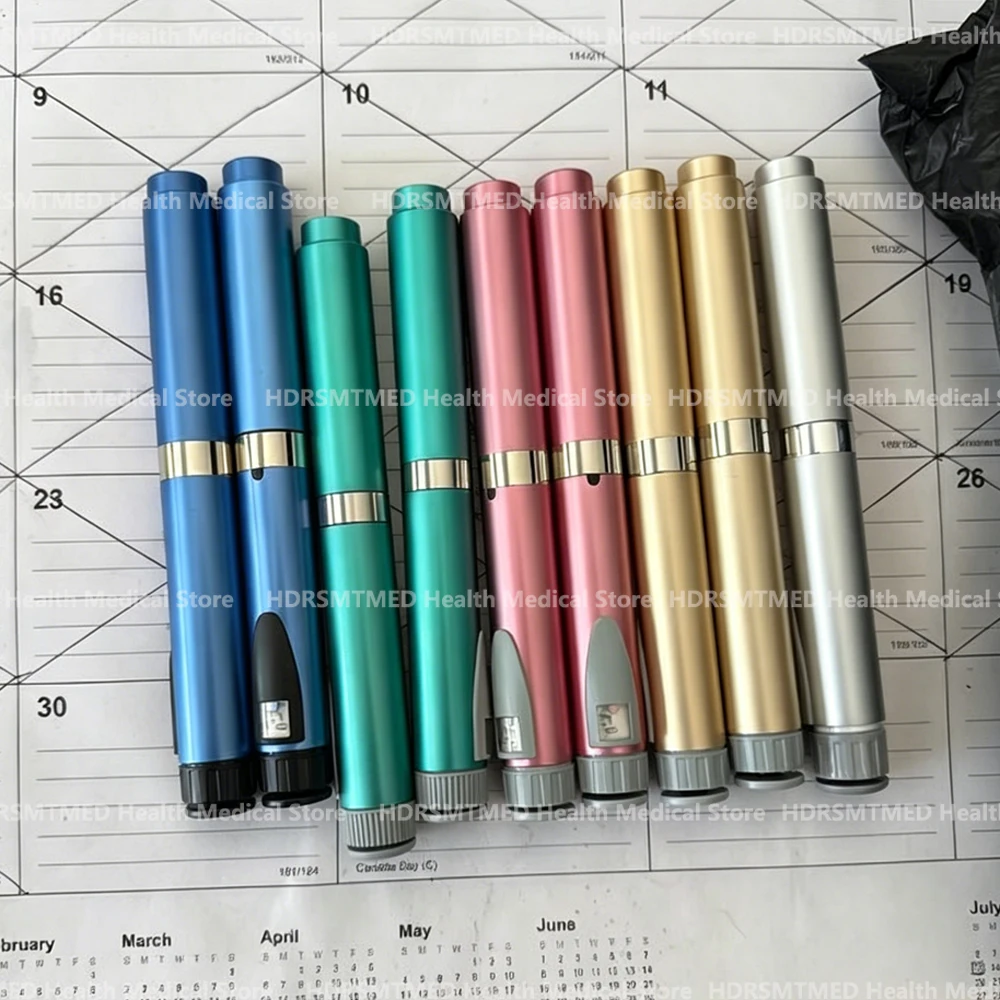 1/5/10PCS Insulin Injection Pen,Reusable Peptide Pen Injector Adjustable Dose Dial, Injection Pen Compatible with 3ml Cartridges