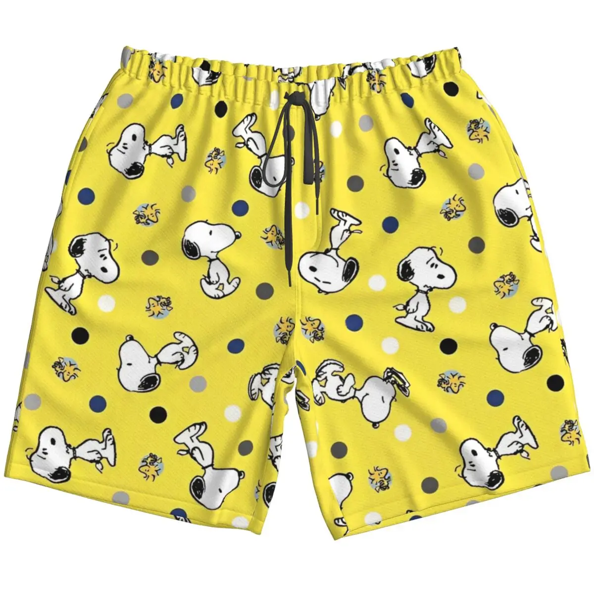

Snoopy Cartoon Peanuts Comic Men's Swim Trunks Quick Dry Bathing Suit Board Shorts Mesh Lining Beach Swimwear